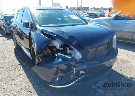 2016 Nissan Murano Sl из США, поврежденный, VIN 5N1AZ2MH8GN115766